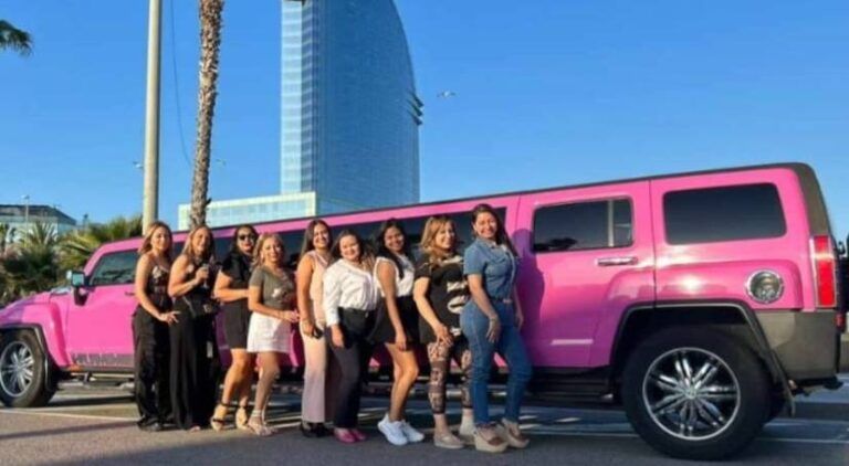 Hummer Rosa H3 | HummerBCN | Alquiler Limusinas y Hummer en Barcelona
