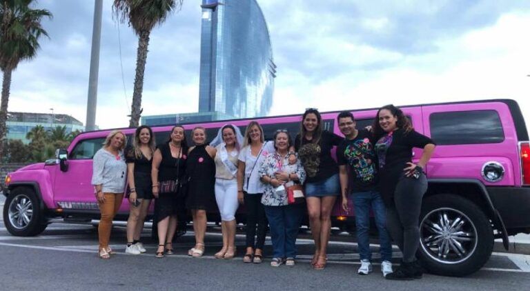Hummer Rosa H3 | HummerBCN | Alquiler Limusinas y Hummer en Barcelona